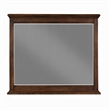 Fori 4 Piece Full Size Bedroom Set- Brown- Nightstand Dresser Mirror