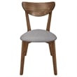 Relo 5pc Extendable Dining Table and 4 Chairs- Walnut Brown- Gray