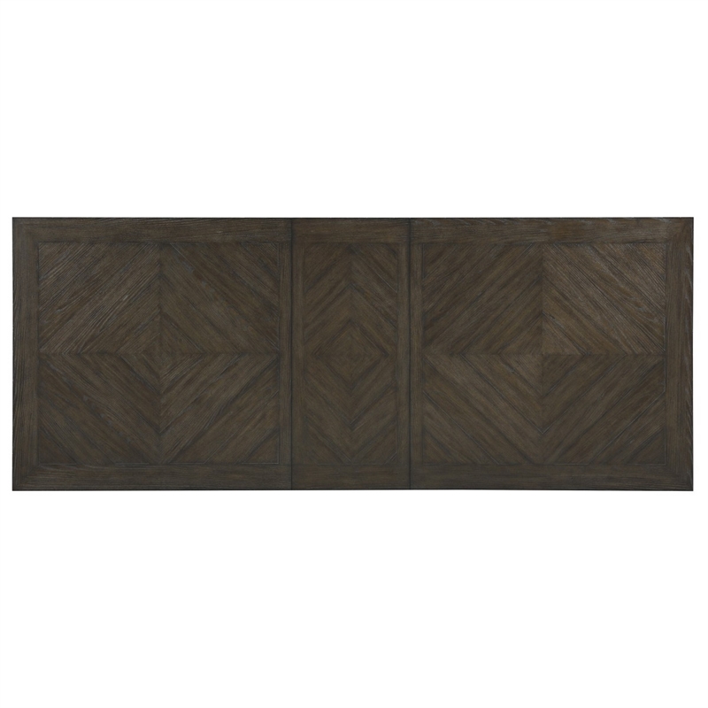 Koa 84-102 Inch Dining Table-Extendable 8 Seater Rectangular-Brown Wood