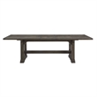 Koa 84-102 Inch Dining Table-Extendable 8 Seater Rectangular-Brown Wood