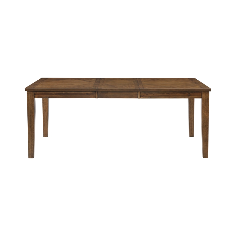 Nil 60-78 Inch Dining Table-Extendable Top-6 Seater-Cherry Solid Wood