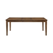Nil 60-78 Inch Dining Table-Extendable Top-6 Seater-Cherry Solid Wood