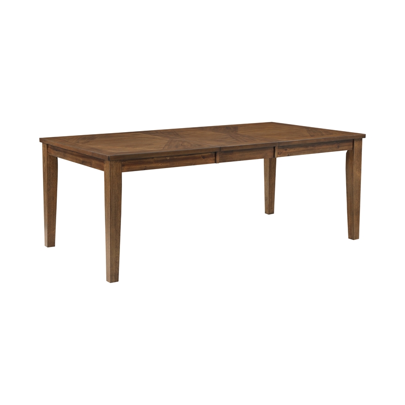 Nil 60-78 Inch Dining Table-Extendable Top-6 Seater-Cherry Solid Wood