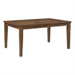 Nil 60-78 Inch Dining Table-Extendable Top-6 Seater-Cherry Solid Wood