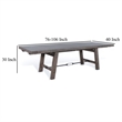 Yael Dining Table-Light Brown Mahogany Wood-Extendable 76-106 Inch