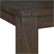 Harry Dining Table-Straight Legs-Rectangular Brown Acacia 79 Inch