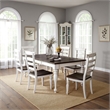 Orso Dining Table-White Mindi Wood-Rectangular Extendable 60-84 Inch