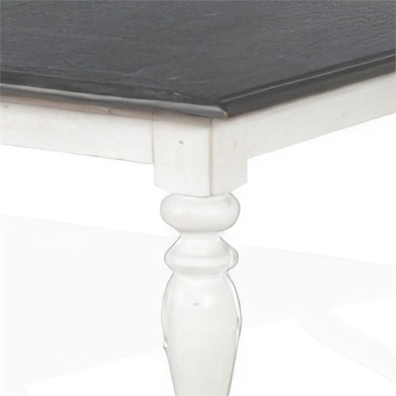 Orso Dining Table-White Mindi Wood-Rectangular Extendable 60-84 Inch