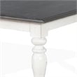 Orso Dining Table-White Mindi Wood-Rectangular Extendable 60-84 Inch