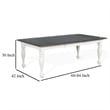 Orso Dining Table-White Mindi Wood-Rectangular Extendable 60-84 Inch