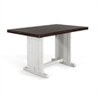 Orso 4pc Counter Height Breakfast Nook Dining Table-Off White Brown