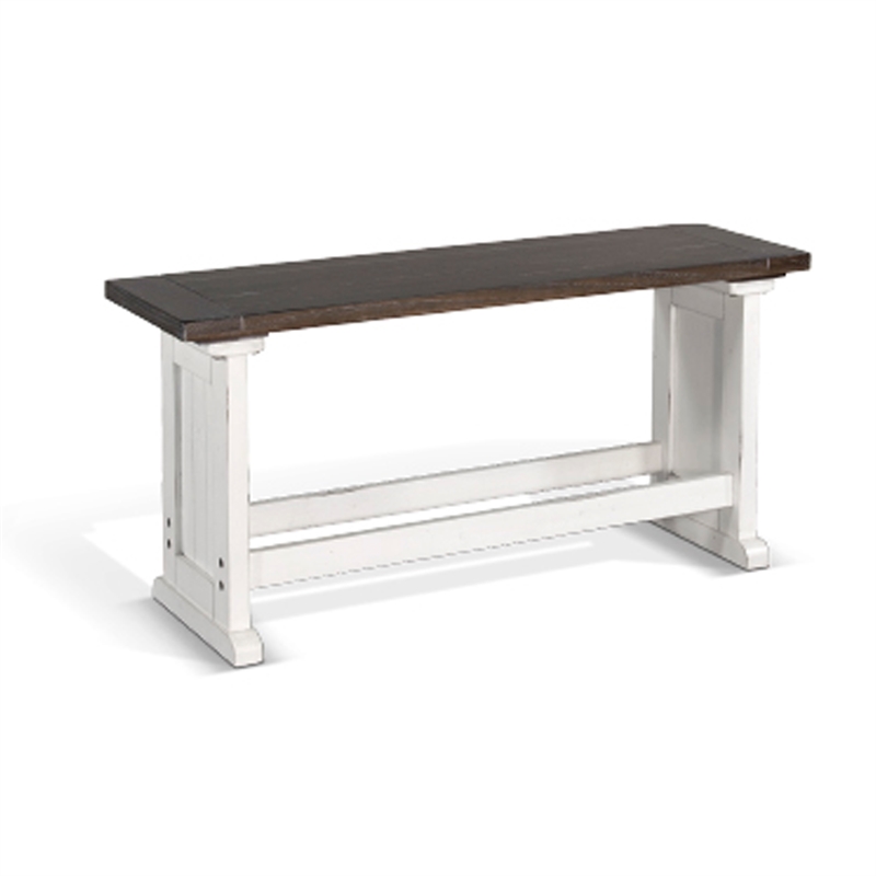 Orso 4pc Counter Height Breakfast Nook Dining Table-Off White Brown