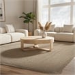 Milan Coffee Table- 32 Inch Round Top- Mango Wood - Open Sled Base