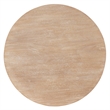 Milan Coffee Table- 32 Inch Round Top- Mango Wood - Open Sled Base
