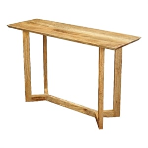 Nina Console Table - 48&quot Rectangular Top - Open Frame with Trestle Base