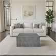 Rydan Coffee Table - 33 Inch Square Block Top - Mango Wood