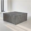 Rydan Coffee Table - 33 Inch Square Block Top - Mango Wood