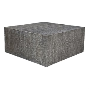 Rydan Coffee Table - 33 Inch Square Block Top - Mango Wood