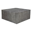 Rydan Coffee Table - 33 Inch Square Block Top - Mango Wood