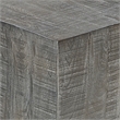 Rydan Side End Table - 19 Inch Square Block Top - Mango Wood