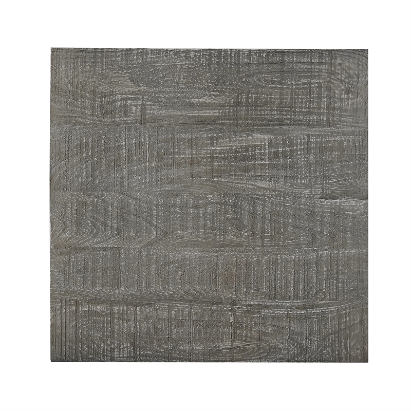 Rydan Side End Table - 19 Inch Square Block Top - Mango Wood