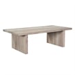 Nira Coffee Table - 48 Inch Rectangular Top - Handcrafted Acacia Wood