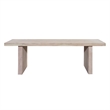 Nira Coffee Table - 48 Inch Rectangular Top - Handcrafted Acacia Wood