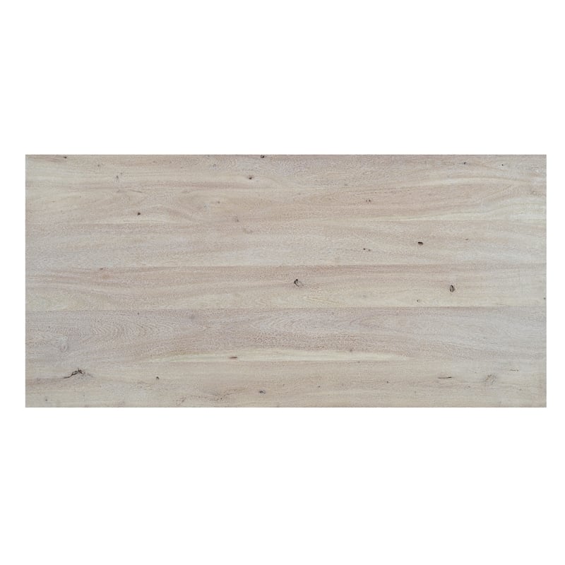 Nira Coffee Table - 48 Inch Rectangular Top - Handcrafted Acacia Wood