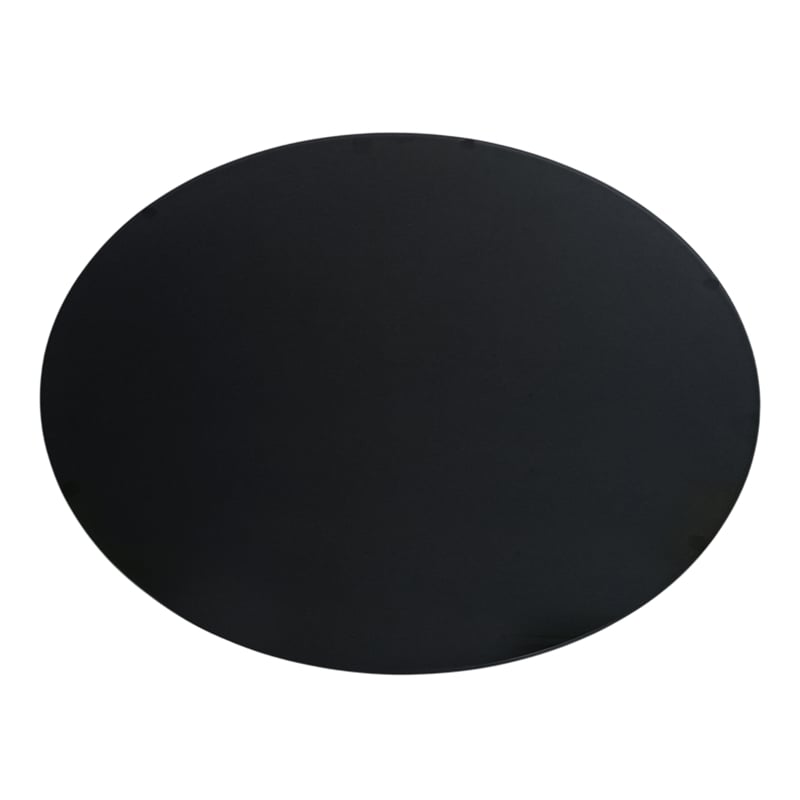 Capri Coffee Table - 36 Inch Round Glass Top - Melting Drip Design