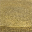Terminus Coffee Table- 36 Inch Round Bowl Base with Hand Etched Texture
