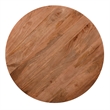 Meridian Coffee Table- 38 Inch Round Top- 3 Column Pillar Legs- Mango Wood