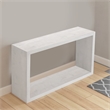 Keli 52 Inch Sofa Console Table- Mango Wood Handcrafted Open Frame