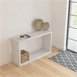 Keli 52 Inch Sofa Console Table- Mango Wood Handcrafted Open Frame