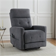 Woxo Power Lift Recliner Chair with Heat- Massage- Gray Microfiber