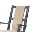Rena Rocking Chair- Cushion Seat and Back- Black Mahogany Mindy Wood