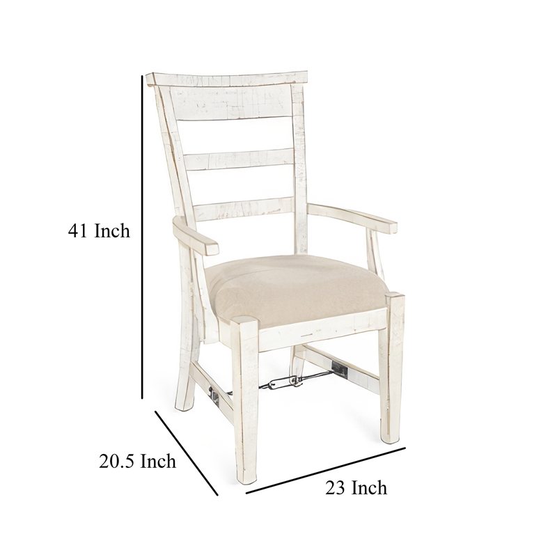 Rena Dining Armchair Set of 2- Metal Turnbuckle- Black Mahogany Wood