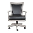 Zeka Game Chair with Wheels- Tilt- Swivel and Gas Lift- Gray Mahogany