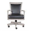 Zeka Game Chair with Wheels- Tilt- Swivel and Gas Lift- Gray Mahogany
