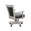 Zeka Game Chair with Wheels- Tilt- Swivel and Gas Lift- Gray Mahogany