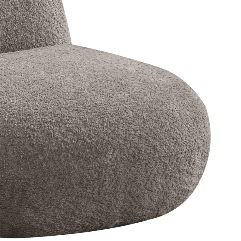 Wesie Deer Shaped Kids Chair- Sculpted Ear and Antlers- Brown Chenille