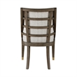 Greta Armchair Set of 2- Semi Deconstructed Gold Metal- Beige Fabric