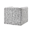 Swivel Armchair- Gray Jacquard Fabric- Foam Cushioning- Square Frame