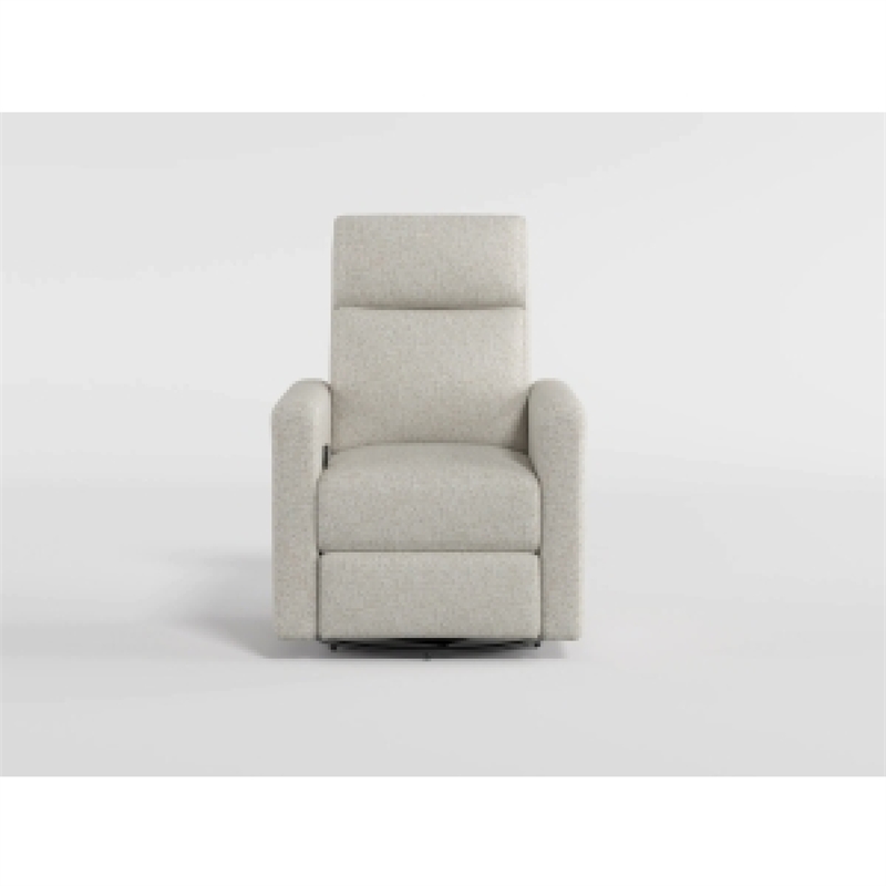 Yujo Recliner Chair- Manual- 30 Inch- Beige Chenille- 360 Swivel