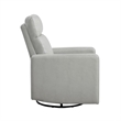 Yujo Recliner Chair- Manual- 30 Inch- Gray Faux Leather- 360 Swivel