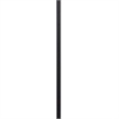 84 Inch Floor Lamp- 3 Tree Style White Drum Shades- Black Metal Finish