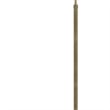 Kime 44-58 Inch Floor Lamp- Adjustable Height- LED- Antique Brass Finish