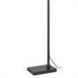 Kime 44-58 Inch Floor Lamp- Adjustable Height- LED- Charcoal Grey Finish