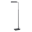 Kime 44-58 Inch Floor Lamp- Adjustable Height- LED- Charcoal Grey Finish