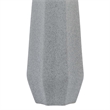 Niu 30 Inch Table Lamp Set of 2- Drum Shade- Stone Gray Ceramic Prism Base