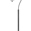 Lem 65 Inch Floor Lamp- Classic Lantern- Glass Shade- Bronze Metal Finish